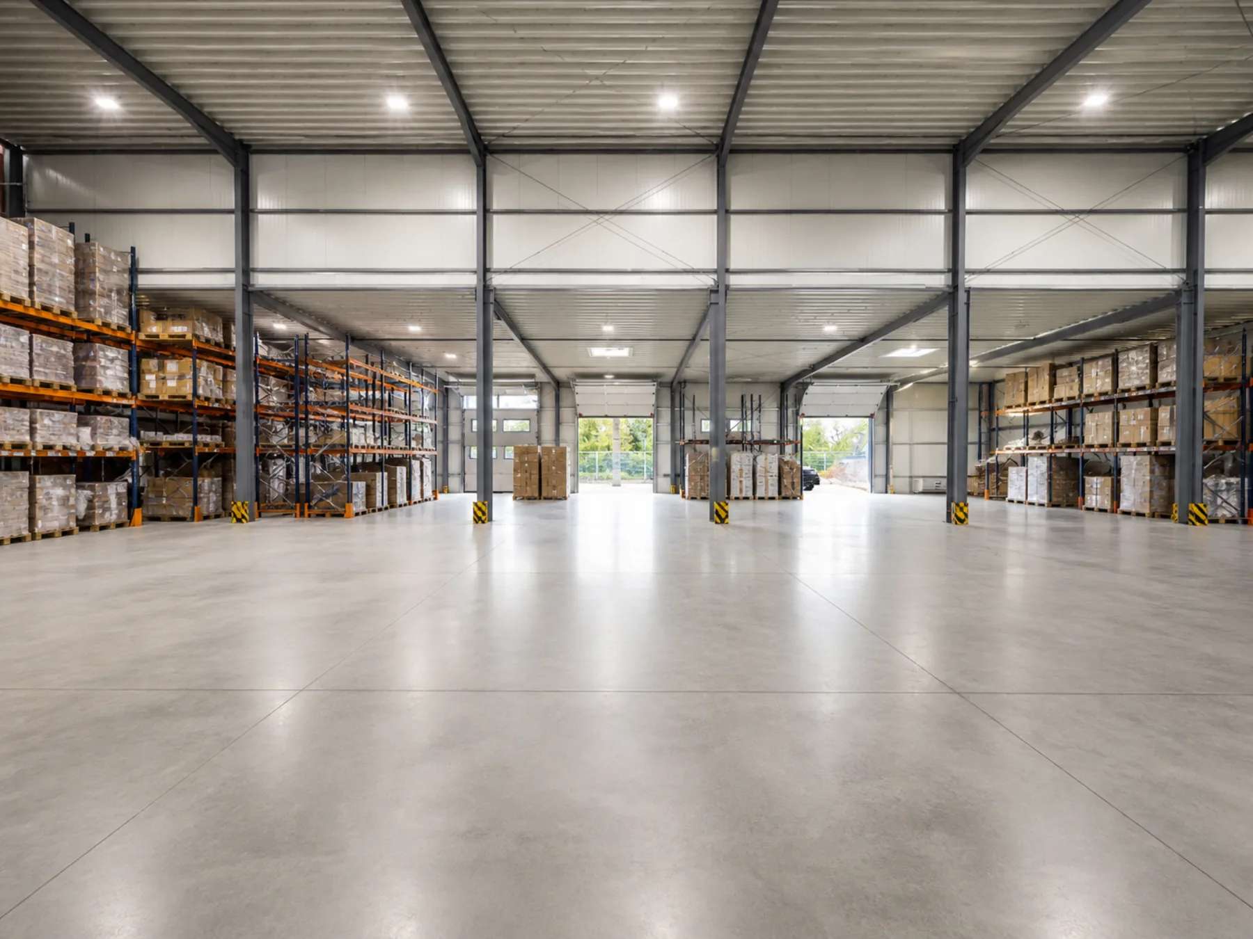 Neubau-Lagerhalle Alfter innen